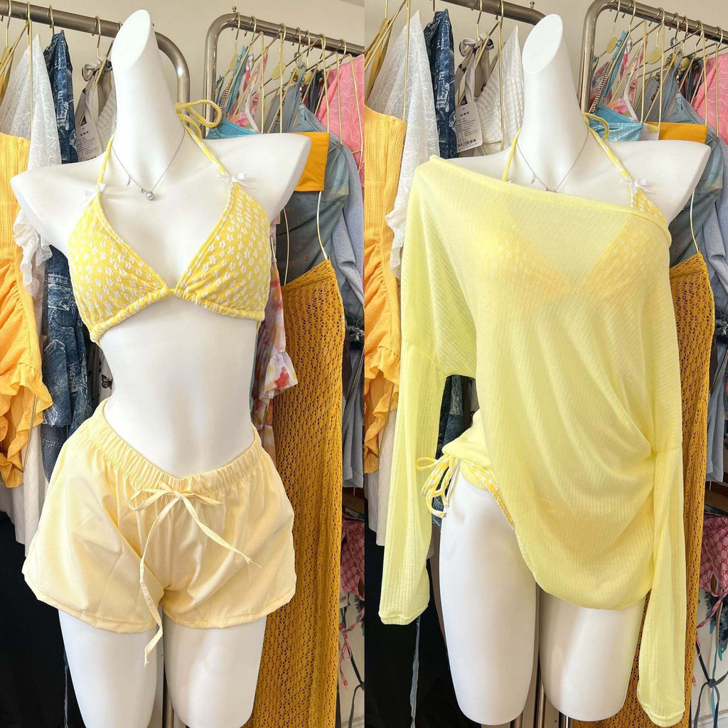 Wholesale Loose, Sun-protective, Modest Cover-up Bikini Sets