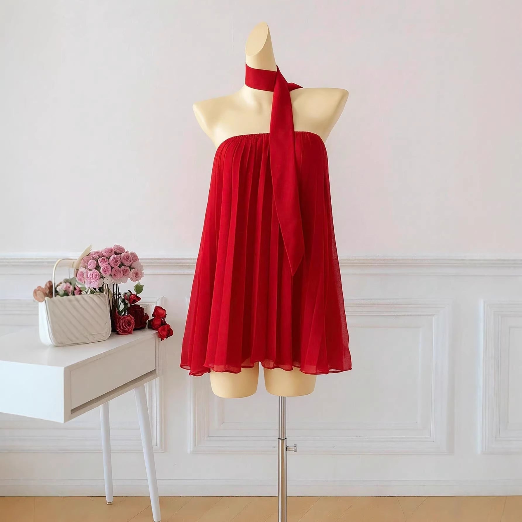 Womens Fashion Chiffon Dress