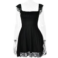 Autumn Fashion Lace-up Backless Frilly Skirt