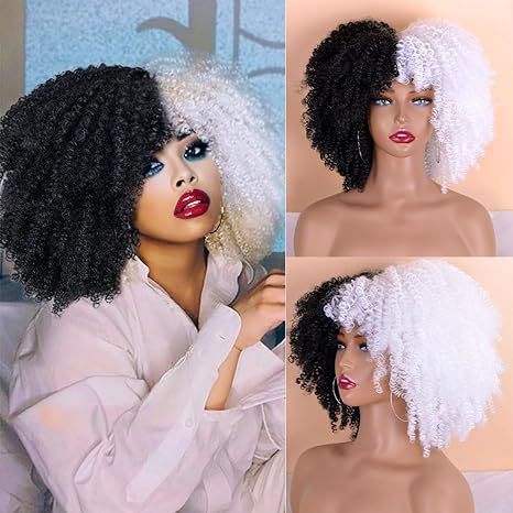 Womens Short Curly Wig