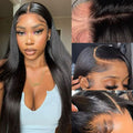 13x6 straight lace front human hair wig