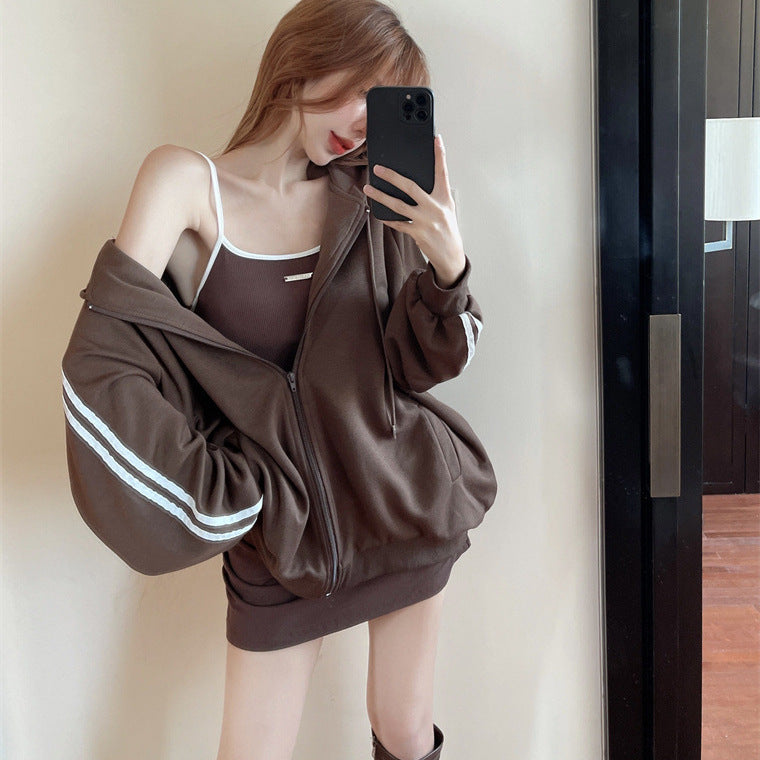 Women's Sleeveless Dress And Coat Two-Piece Set