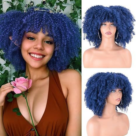 Womens Short Curly Wig