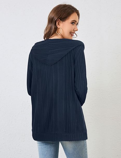 Flikity Womens Cardigans Zip Up Ladies Hoodies with Large Pockets