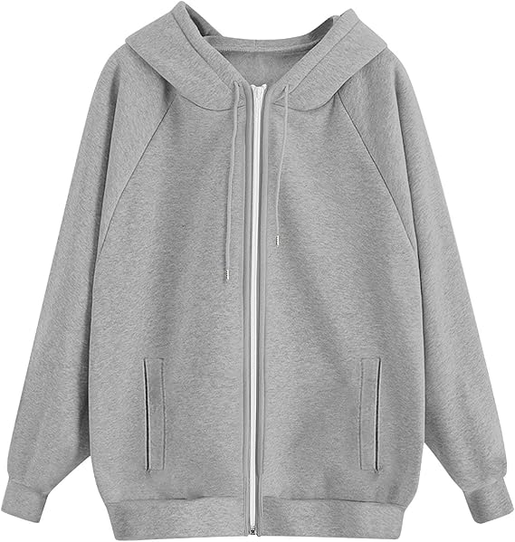 Yinguo Hoodies For Women UK Winter Jackets Oversized Hoodie Zip Up