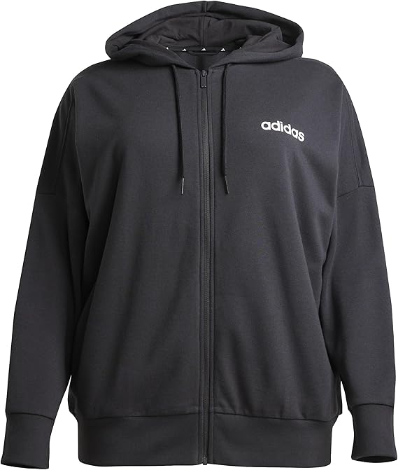 adidas Essentials Linear Full-Zip French Terry Hoodie