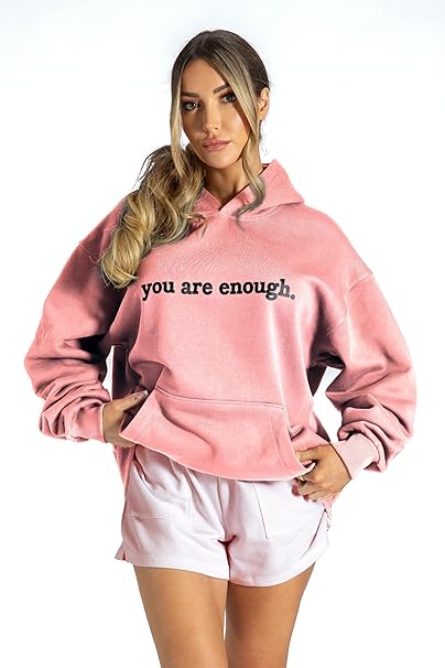 Dear Person Behind Me Hoodie You Are Enough Graphic Sweatshirts for Women