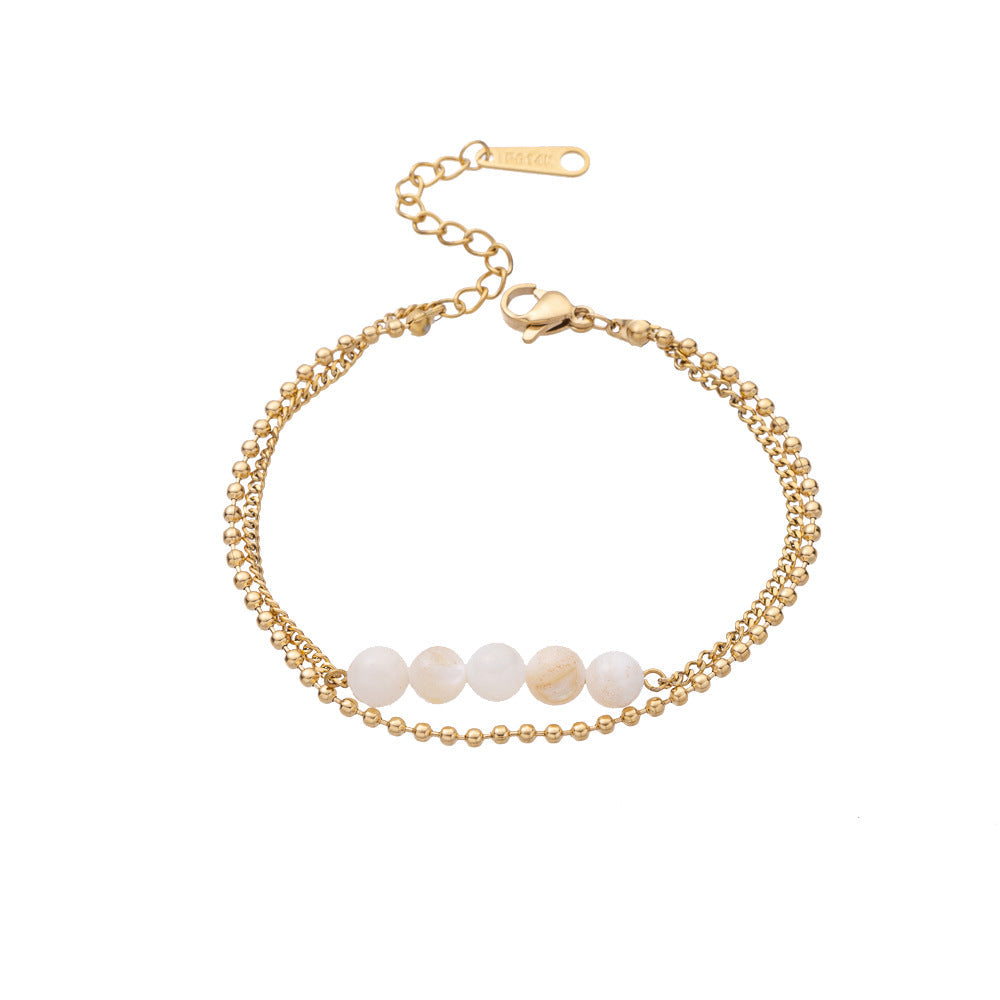 European And American Style Fashionable Natural Stone Bracelet