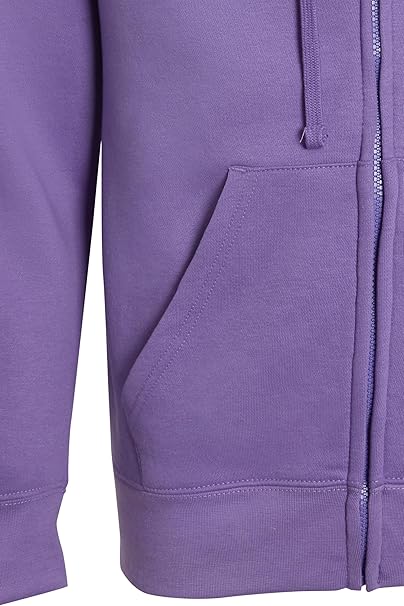 Women Ladies Plain Oversized Hoodie Top With Zip Hoodies