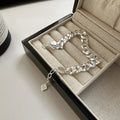 Basic-style Personalized Bracelet And Necklace