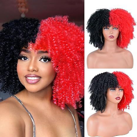 Womens Short Curly Wig