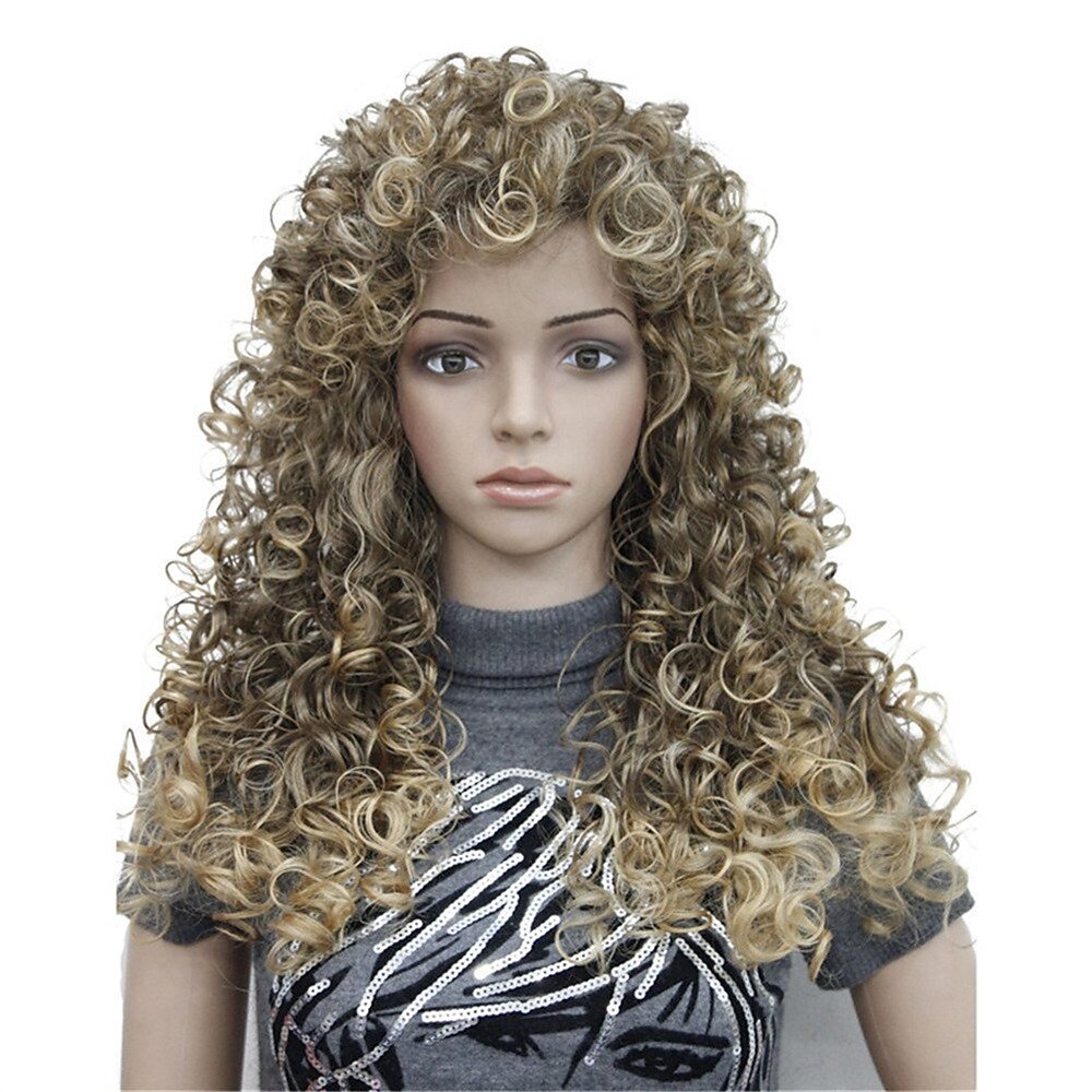 African Wigs With Small Curly Hair Women