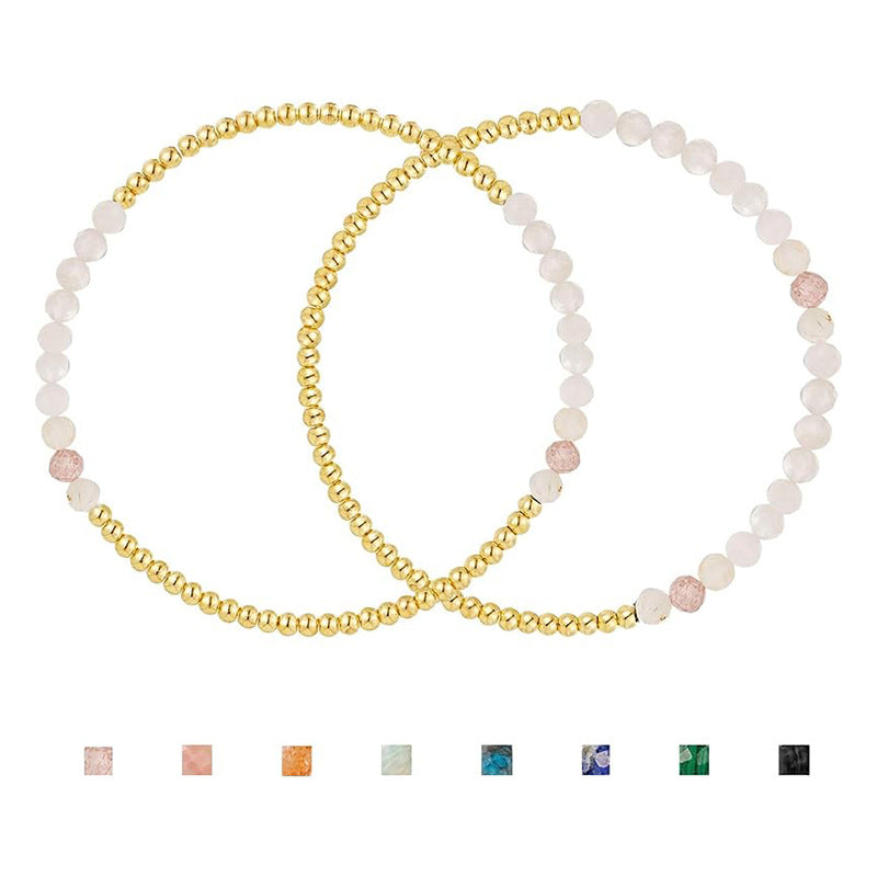 Portia-style Delicate Crystal Bracelet For Women