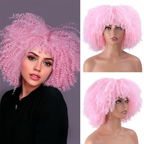 Womens Short Curly Wig