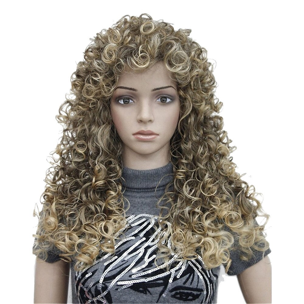 African Wigs With Small Curly Hair Women
