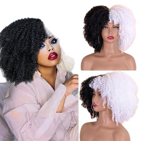 Womens Short Curly Wig
