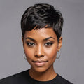 Women's Short Curly High-temperature Hair Extensions