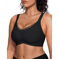 Cross-mesh Lingerie Womens Jelly-striped Bra Womens